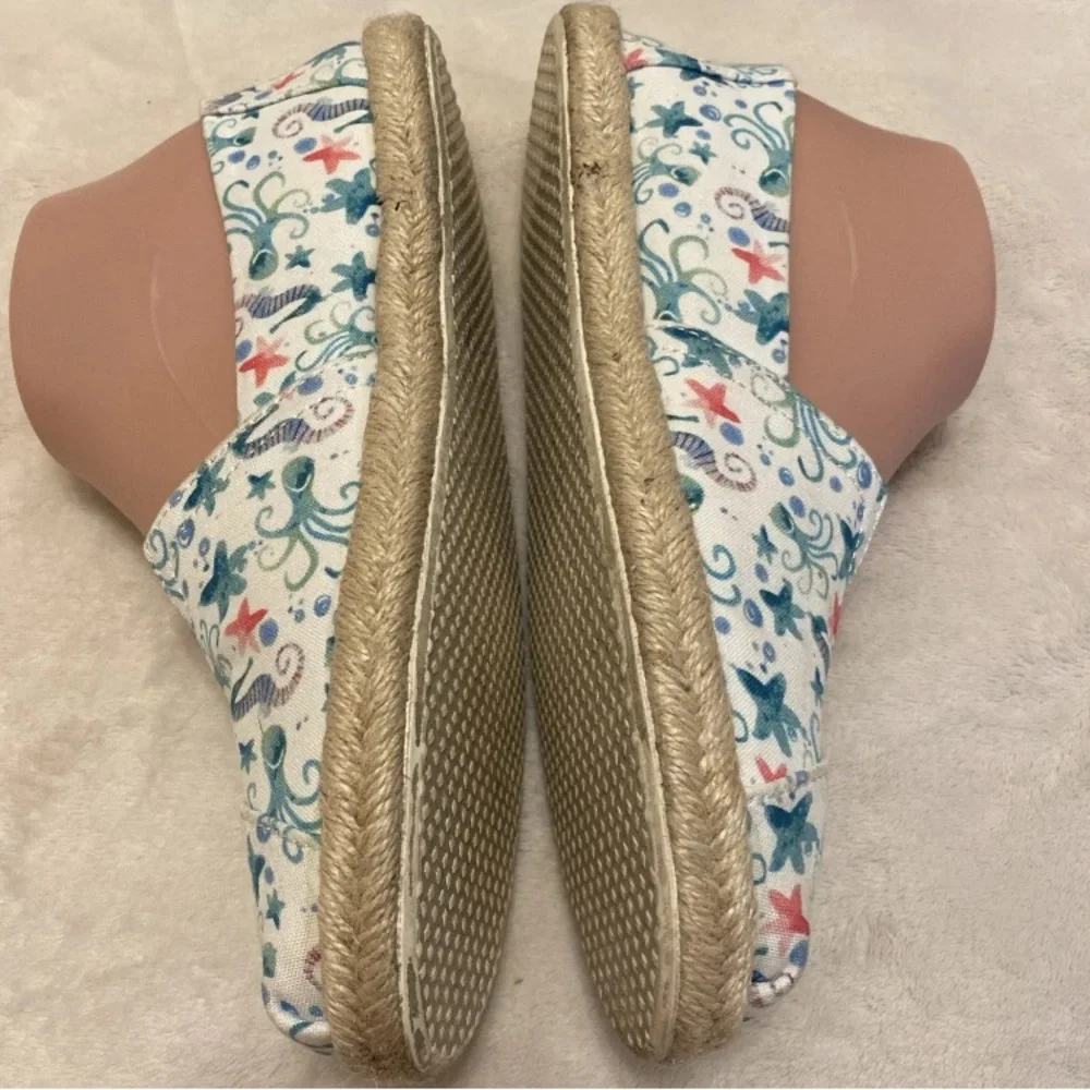 Toms Multicolor Seahorse Sea Life Print